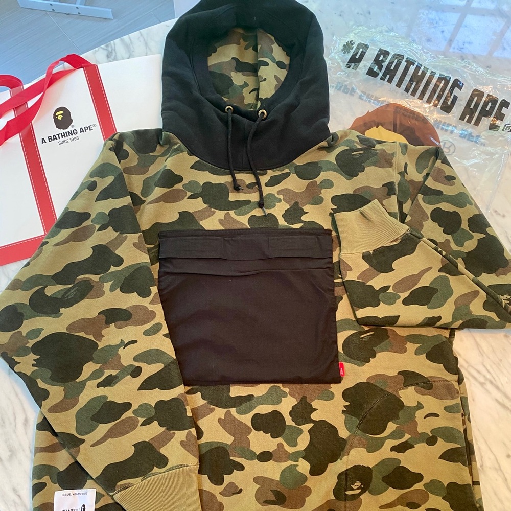 BAPE camo authentic sweatshirt!  New w tags!